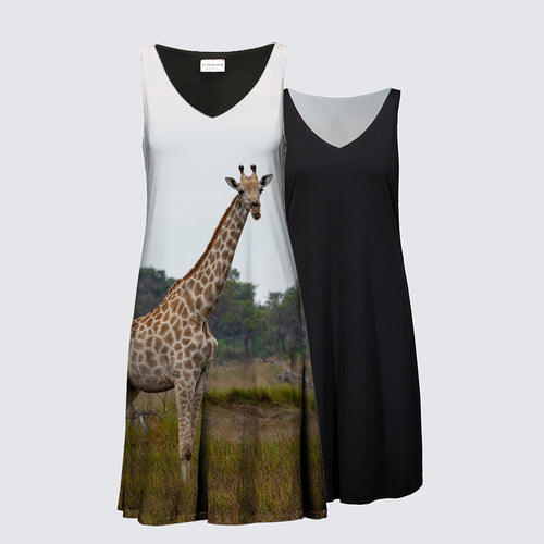 Reversible Dress - African Giraffe