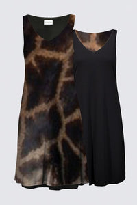 Reversible Dress - Giraffe Print