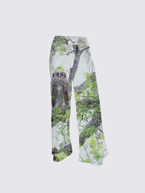 Palazzo Pants - Verreaux Eagle Owl