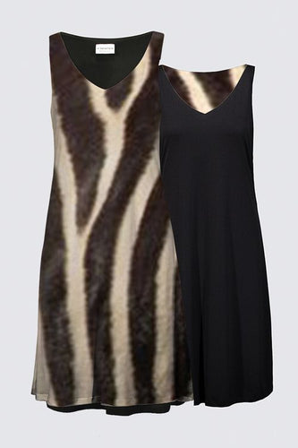Reversible Dress - Zebra Print