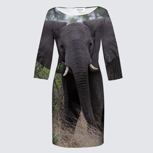 Lola Dress - African Elephant