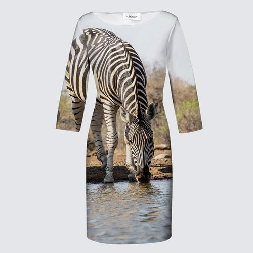 Lola Dress - African Zebra