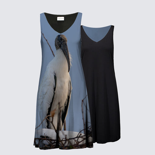 Reversible Dress - Wood Stork