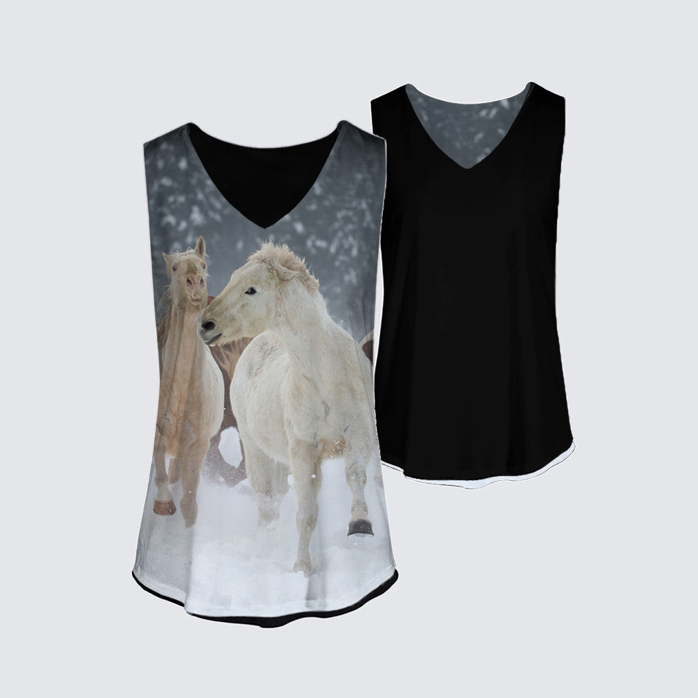 Tank Top Vee - Wild Horses